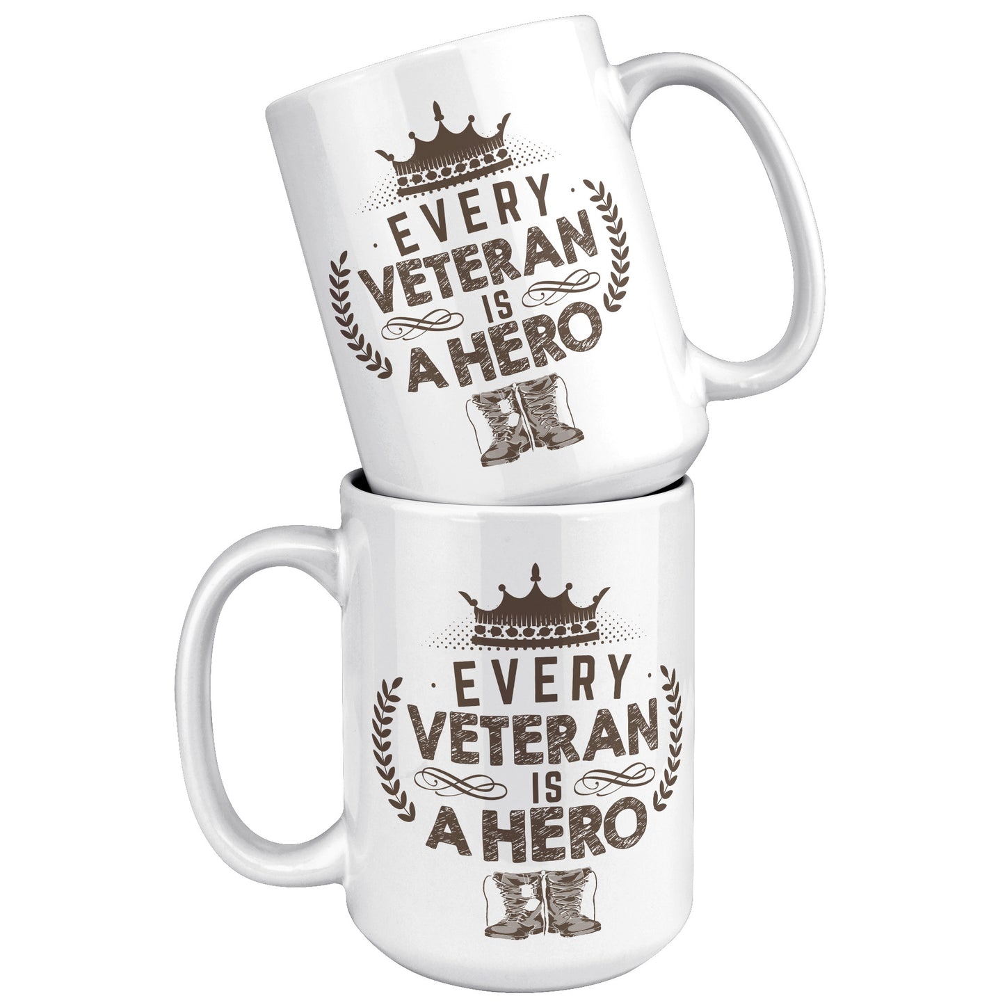 Every Veteran is a Hero - White 11oz&1lb Mug