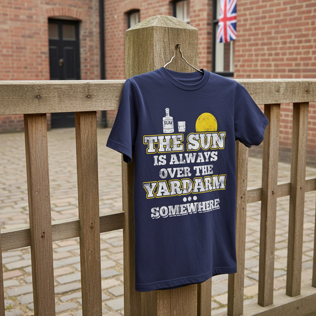 The Sun Is Always Over The Yardarm Somewhere Classic Adult T-Shirt