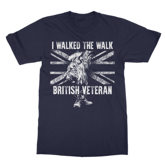 British Veteran - I Walked The Walk Classic Adult T-Shirt