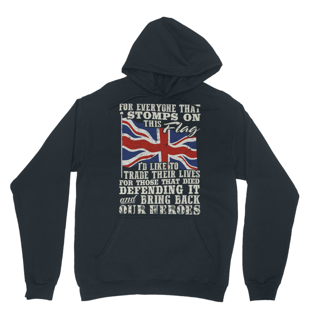 Don't Stomp On This Flag Classic Adult Hoodie
