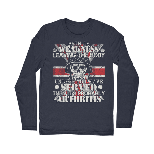 Pain Is Weakness Leaving The Body Unless... Classic Long Sleeve T-Shirt