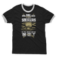 And God Said Let There Be Soldiers Adult Ringer T-Shirt