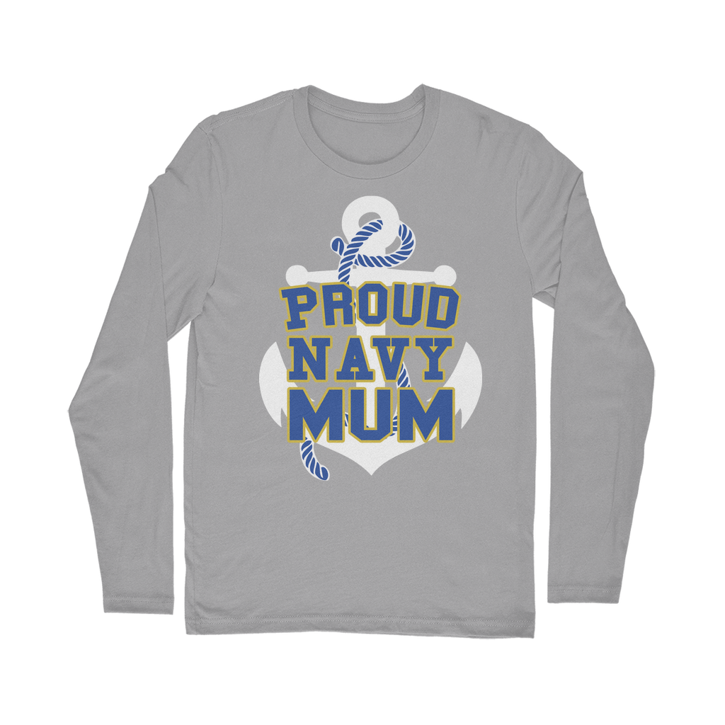 Proud Navy Mum Classic Long Sleeve T-Shirt