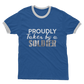 Proudly Taken By A Soldier Adult Ringer T-Shirt