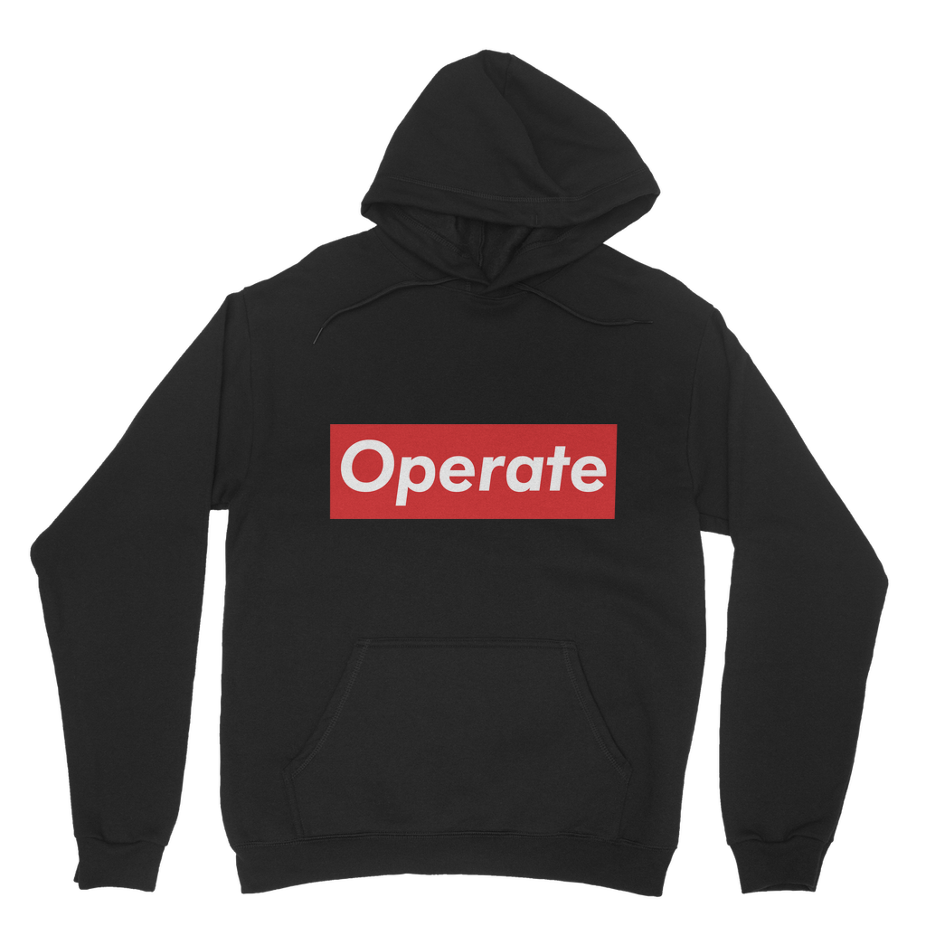 Operate Classic Adult Hoodie