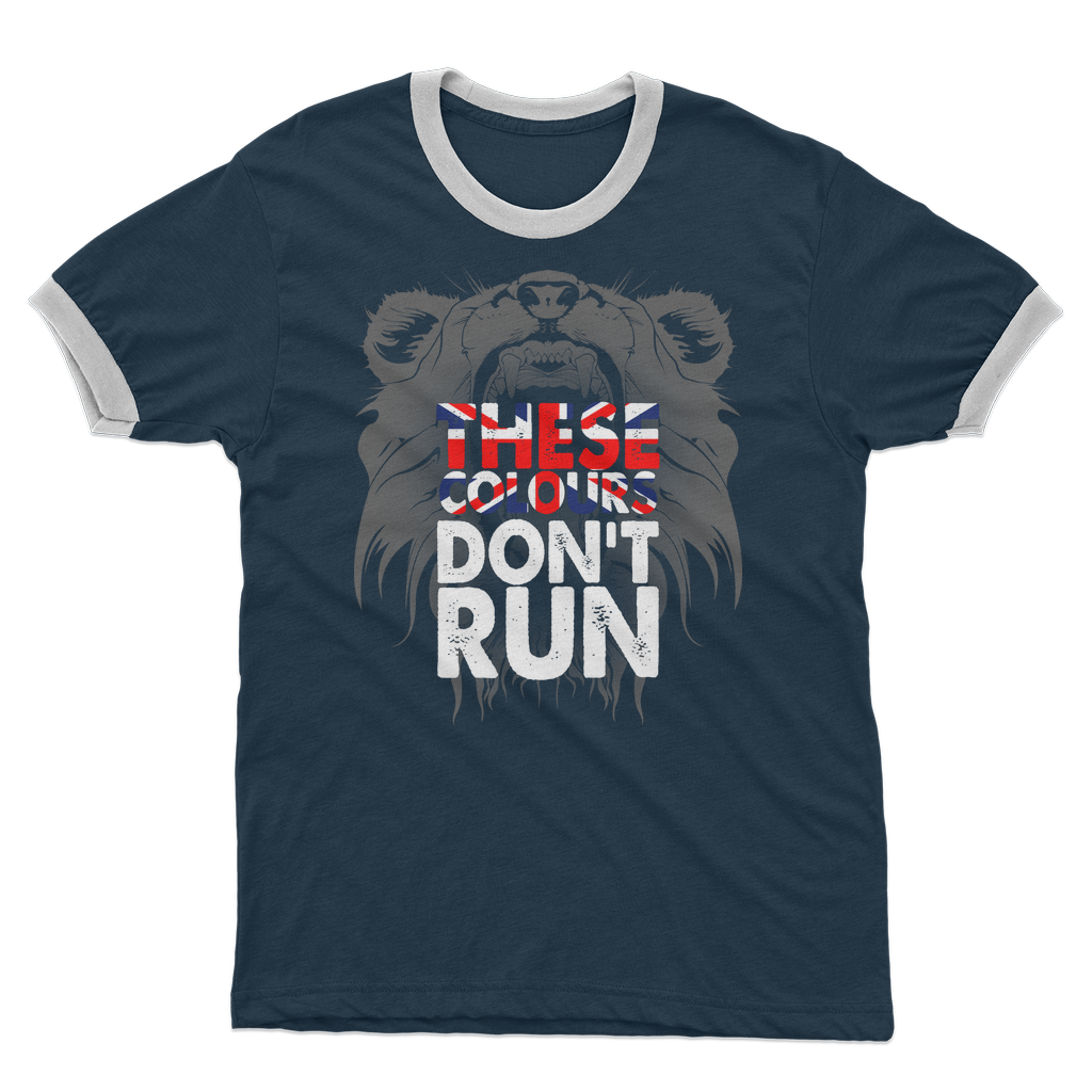 These Colours Don't Run Adult Ringer T-Shirt