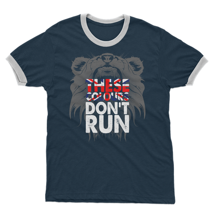 These Colours Don't Run Adult Ringer T-Shirt