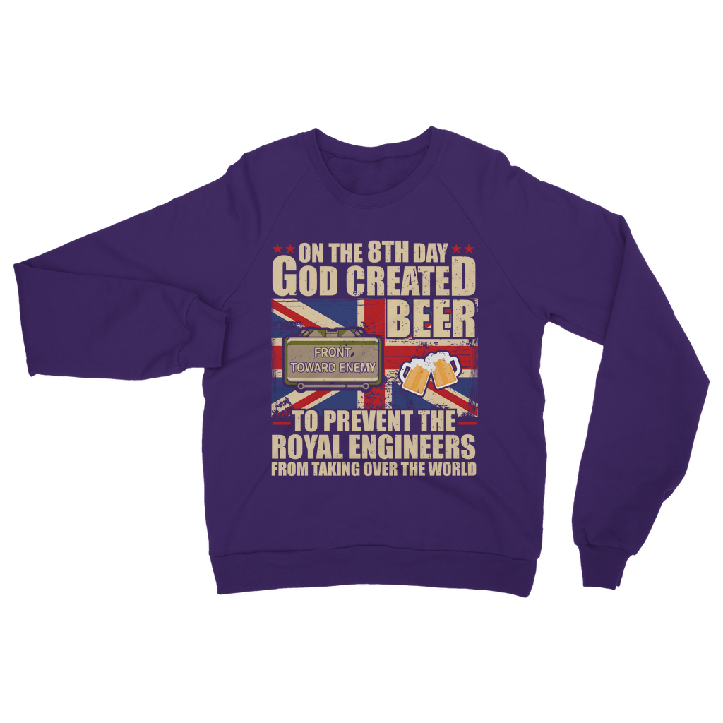Royal Engineers Love Beer Classic Adult Sweatshirt