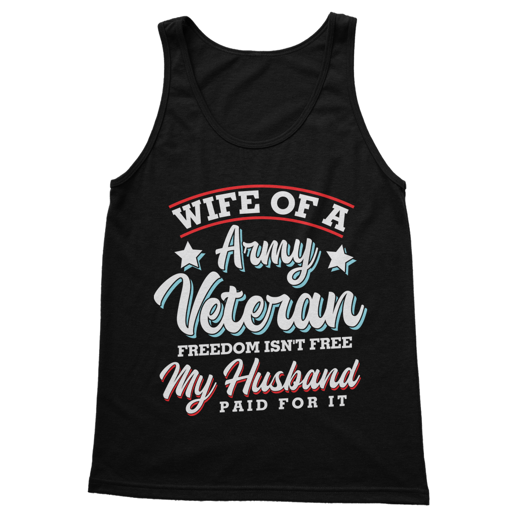 Wife of a Army Veteran Classic Women's Tank Top