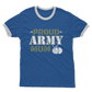 Proud Army Mum Adult Ringer T-Shirt