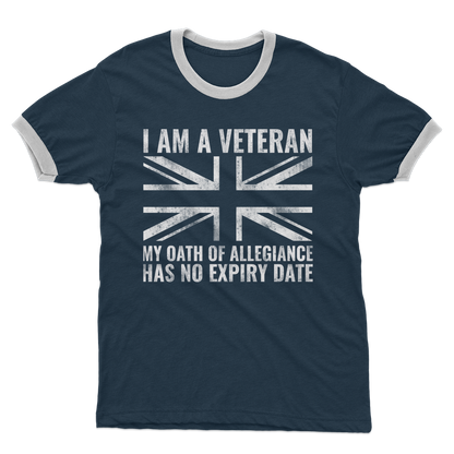 My Oath Of Allegiance Has No Expiry Date Adult Ringer T-Shirt