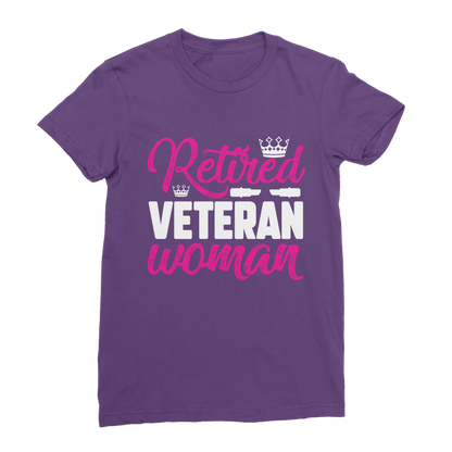 Retired Veteran Women Classic Women's T-Shirt