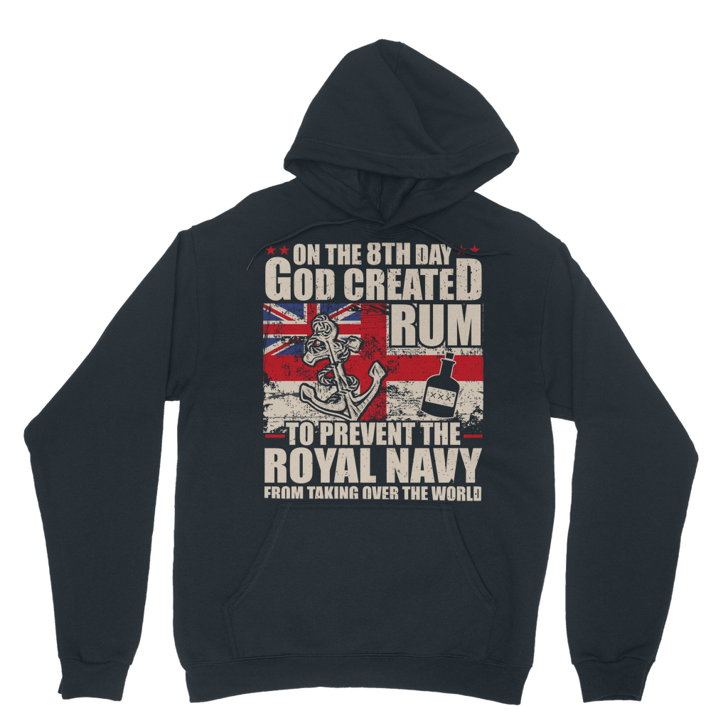 Royal Navy Loves Rum Classic Adult Hoodie