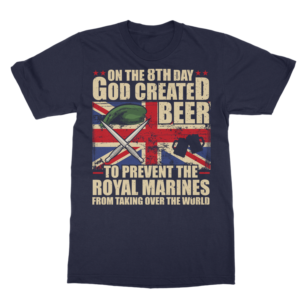 Royal Marines Love Beer Classic Adult T-Shirt