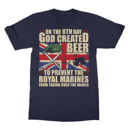 Royal Marines Love Beer Classic Adult T-Shirt