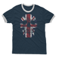 British Skull Adult Ringer T-Shirt