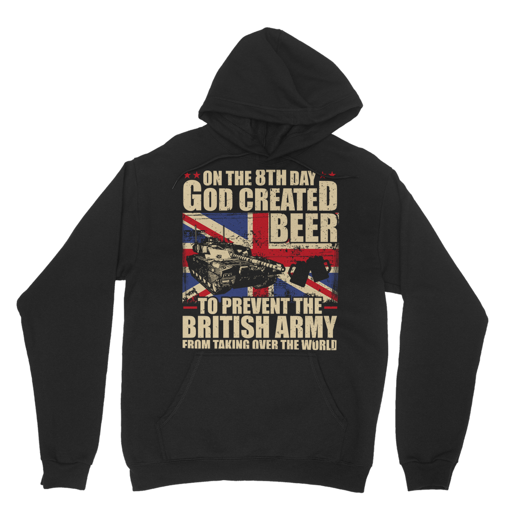 British Army Loves Beer Classic Adult Hoodie