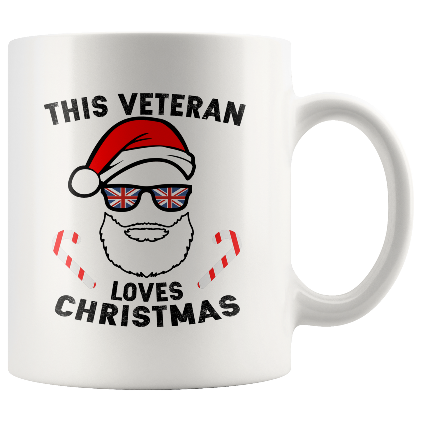 This Veteran Loves Christmas - White 11oz Mug