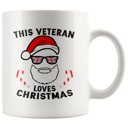 This Veteran Loves Christmas - White 11oz Mug