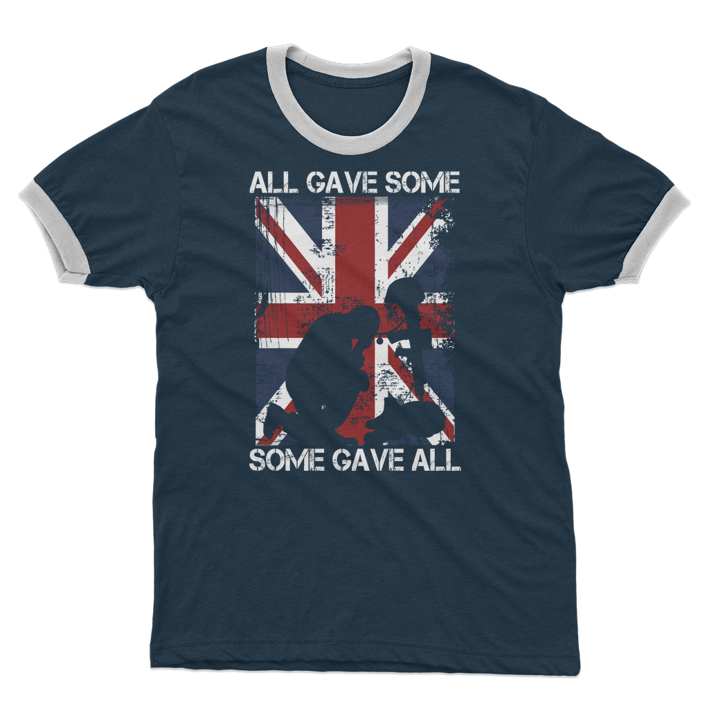 All Gave Some, Some Gave All Adult Ringer T-Shirt