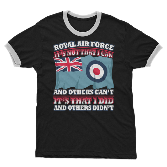Royal Air Force - It's That I Did Adult Ringer T-Shirt