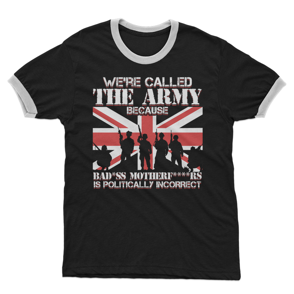 Army BAMFS Adult Ringer T-Shirt