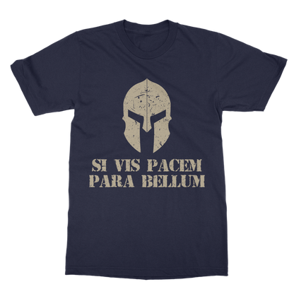 Spartan x Si Vis Pacem Para Bellum Classic Adult T-Shirt