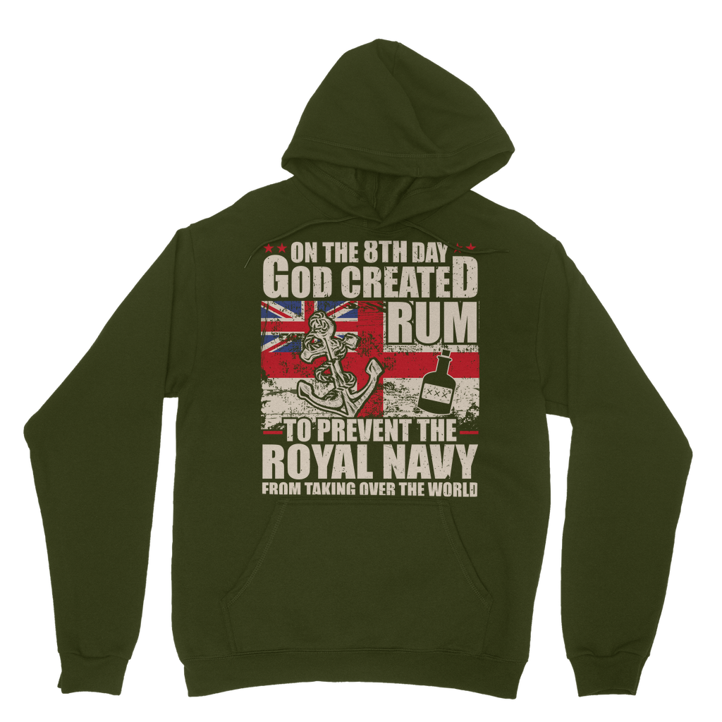 Royal Navy Loves Rum Classic Adult Hoodie