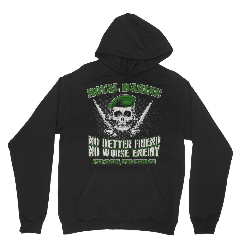 Royal Marine - No Better Friend, No Worse Enemy Classic Adult Hoodie