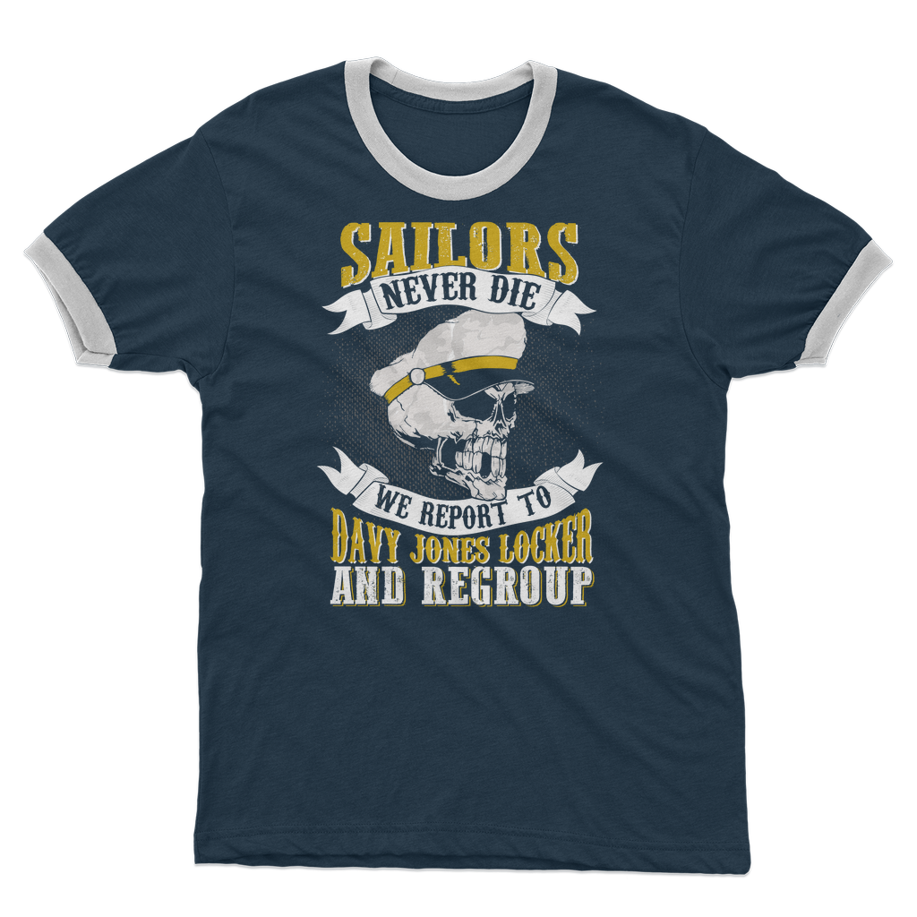 Davy Jones Locker Adult Ringer T-Shirt