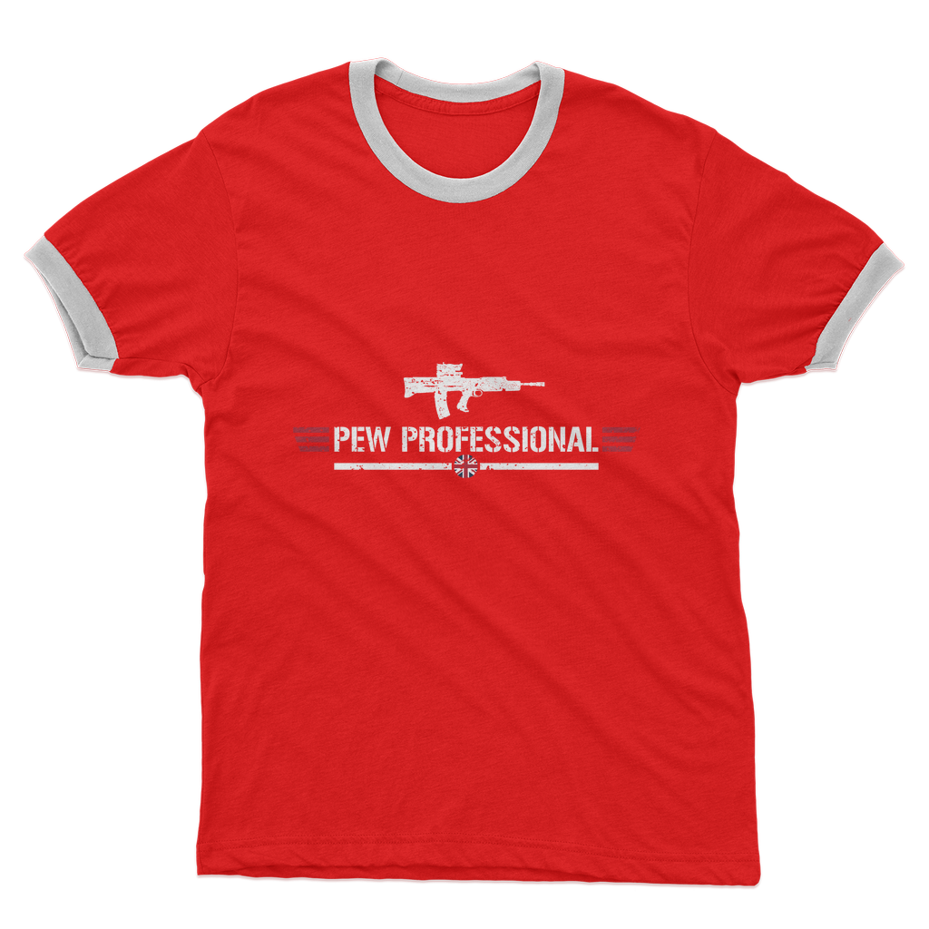 Pew Professional Adult Ringer T-Shirt