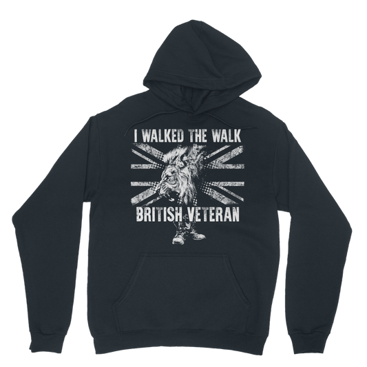 British Veteran - I Walked The Walk Classic Adult Hoodie
