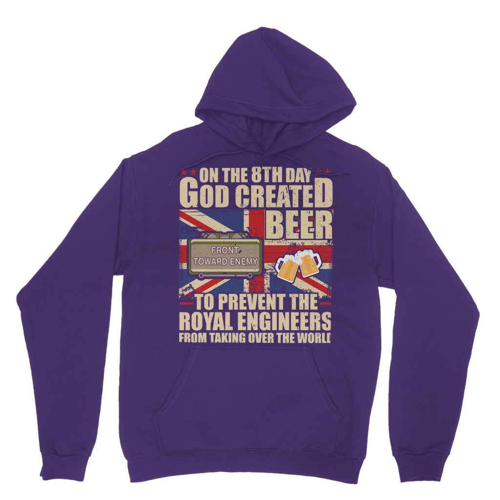 Royal Engineers Love Beer Classic Adult Hoodie