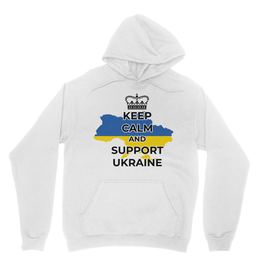 Keep Calm and Support Ukraine Classic Adult Hoodie