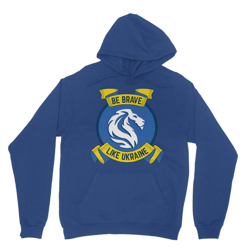 Be Brave Like Ukraine Classic Adult Hoodie