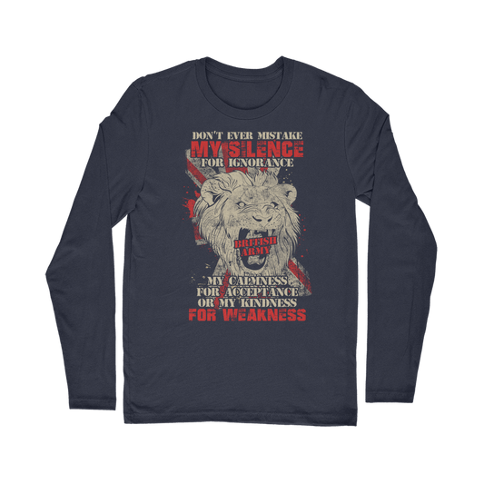 British Army - Don't Ever Mistake My Silence Classic Long Sleeve T-Shirt