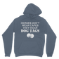 Heroes Don't Wear Capes They Wear Dog Tags Classic Adult Hoodie