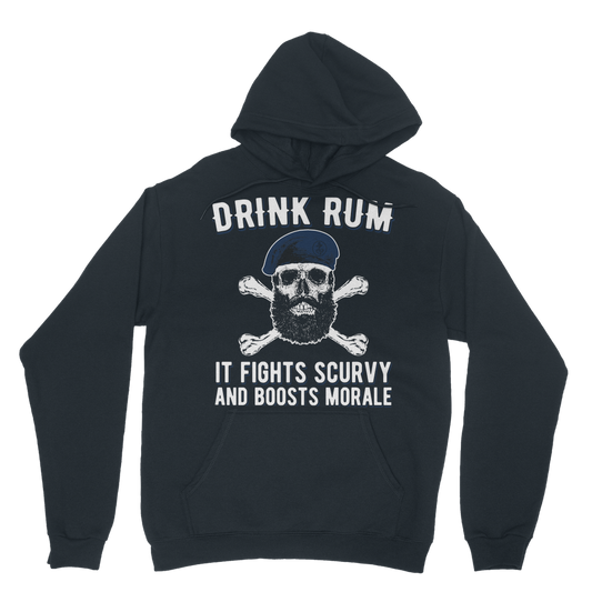 Drink Rum - It Fights Scurvy And Boosts Morale Classic Adult Hoodie