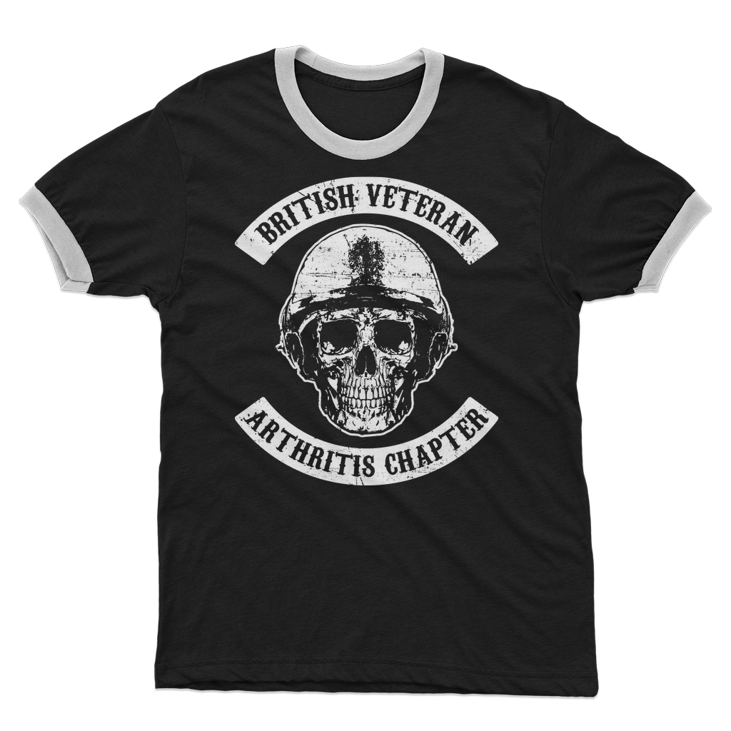 British Veteran - Arthritis Chapter Adult Ringer T-Shirt