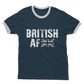 British AF Adult Ringer T-Shirt