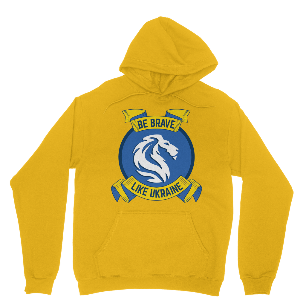 Be Brave Like Ukraine Classic Adult Hoodie