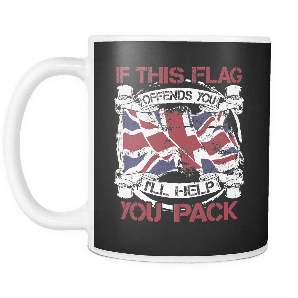 If This Flag Offends You I'll Help You Pack Mug