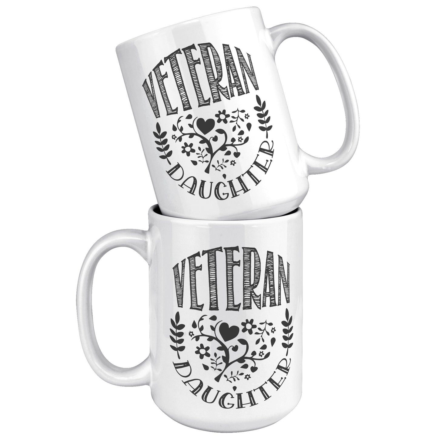 Veteran Daughter - White 11oz&1lb Mug