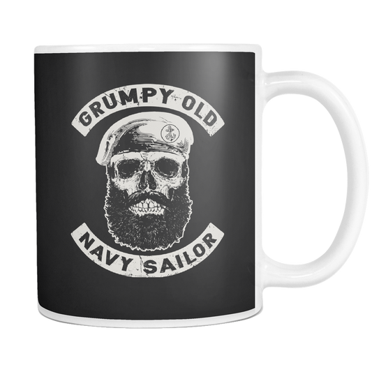 Grumpy Old Navy Sailor Mug