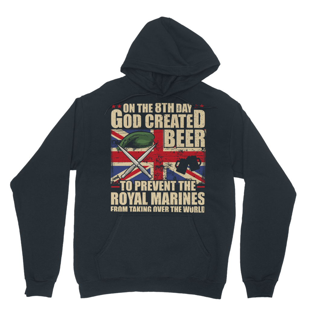 Royal Marines Love Beer Classic Adult Hoodie