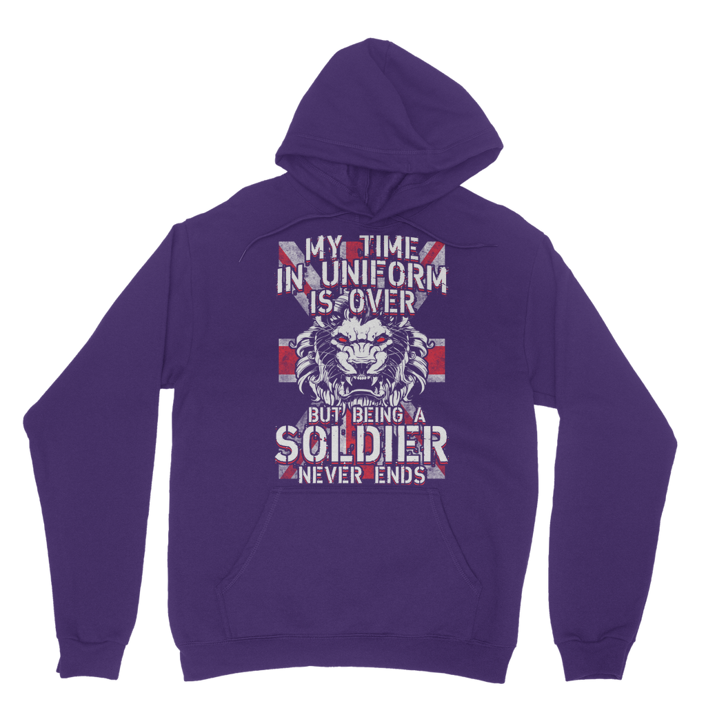 Being A Soldier Never Ends Classic Adult Hoodie