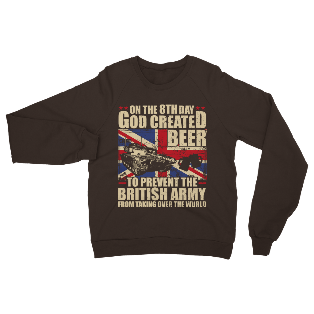 British Army Loves Beer Classic Adult Sweatshirt