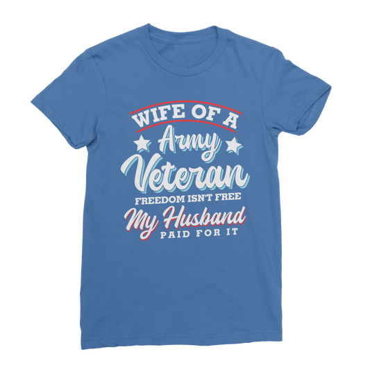 Wife of a Army Veteran Classic Women's T-Shirt