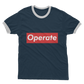 Operate Adult Ringer T-Shirt