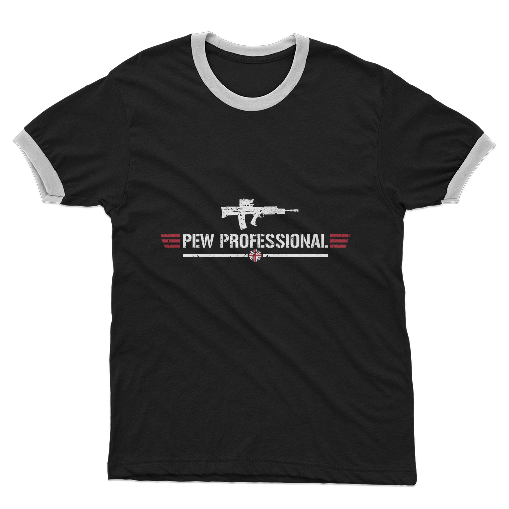Pew Professional Adult Ringer T-Shirt